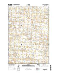 Coal Springs SE South Dakota Current topographic map, 1:24000 scale, 7.5 X 7.5 Minute, Year 2015