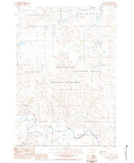 Cole Dam South Dakota Historical topographic map, 1:24000 scale, 7.5 X 7.5 Minute, Year 1983