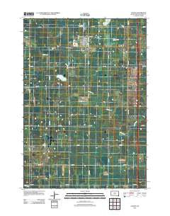 Colman South Dakota Historical topographic map, 1:24000 scale, 7.5 X 7.5 Minute, Year 2012