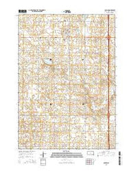 Colman South Dakota Current topographic map, 1:24000 scale, 7.5 X 7.5 Minute, Year 2015
