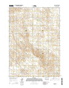 Colome South Dakota Current topographic map, 1:24000 scale, 7.5 X 7.5 Minute, Year 2015