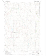 Colome SE South Dakota Historical topographic map, 1:24000 scale, 7.5 X 7.5 Minute, Year 1971