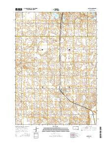 Colton South Dakota Current topographic map, 1:24000 scale, 7.5 X 7.5 Minute, Year 2015