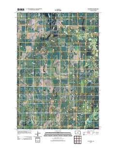 Columbia South Dakota Historical topographic map, 1:24000 scale, 7.5 X 7.5 Minute, Year 2012