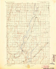 Columbia South Dakota Historical topographic map, 1:125000 scale, 30 X 30 Minute, Year 1896