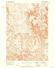 Conata SE South Dakota Historical topographic map, 1:24000 scale, 7.5 X 7.5 Minute, Year 1952