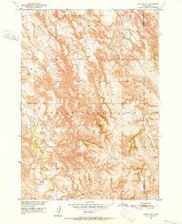 Conata SW South Dakota Historical topographic map, 1:24000 scale, 7.5 X 7.5 Minute, Year 1950