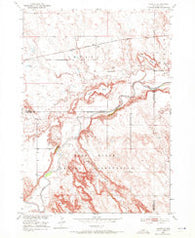 Conata South Dakota Historical topographic map, 1:24000 scale, 7.5 X 7.5 Minute, Year 1950