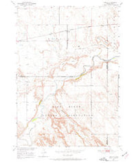 Conata South Dakota Historical topographic map, 1:24000 scale, 7.5 X 7.5 Minute, Year 1950