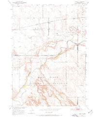 Conata South Dakota Historical topographic map, 1:24000 scale, 7.5 X 7.5 Minute, Year 1950