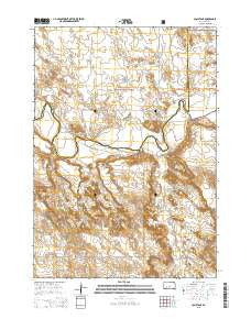 Conata NE South Dakota Current topographic map, 1:24000 scale, 7.5 X 7.5 Minute, Year 2015