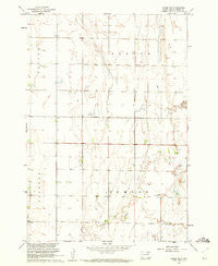 Conde SW South Dakota Historical topographic map, 1:24000 scale, 7.5 X 7.5 Minute, Year 1960