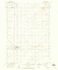 Conde South Dakota Historical topographic map, 1:24000 scale, 7.5 X 7.5 Minute, Year 1958