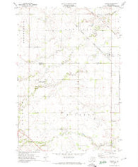 Corona South Dakota Historical topographic map, 1:24000 scale, 7.5 X 7.5 Minute, Year 1971