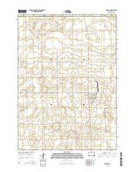 Corsica South Dakota Current topographic map, 1:24000 scale, 7.5 X 7.5 Minute, Year 2015