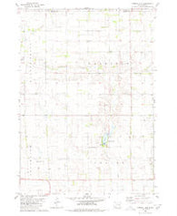 Corsica Lake South Dakota Historical topographic map, 1:24000 scale, 7.5 X 7.5 Minute, Year 1980