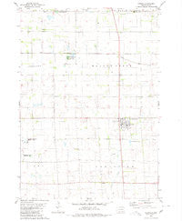 Corsica South Dakota Historical topographic map, 1:24000 scale, 7.5 X 7.5 Minute, Year 1980