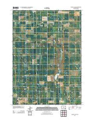 Corsica Lake South Dakota Historical topographic map, 1:24000 scale, 7.5 X 7.5 Minute, Year 2012