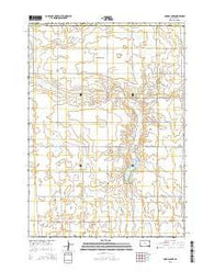 Corsica Lake South Dakota Current topographic map, 1:24000 scale, 7.5 X 7.5 Minute, Year 2015