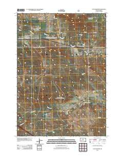 Cottonwood South Dakota Historical topographic map, 1:24000 scale, 7.5 X 7.5 Minute, Year 2012