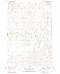 Cottonwood Creek NE South Dakota Historical topographic map, 1:24000 scale, 7.5 X 7.5 Minute, Year 1956