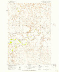 Cottonwood Creek NW South Dakota Historical topographic map, 1:24000 scale, 7.5 X 7.5 Minute, Year 1956