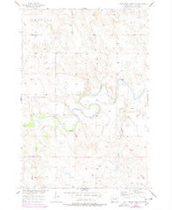 Cottonwood Creek NW South Dakota Historical topographic map, 1:24000 scale, 7.5 X 7.5 Minute, Year 1956