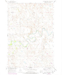 Cottonwood Creek NW South Dakota Historical topographic map, 1:24000 scale, 7.5 X 7.5 Minute, Year 1956