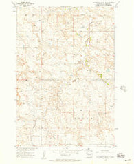 Cottonwood Creek SE South Dakota Historical topographic map, 1:24000 scale, 7.5 X 7.5 Minute, Year 1956