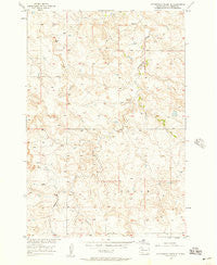 Cottonwood Creek SE South Dakota Historical topographic map, 1:24000 scale, 7.5 X 7.5 Minute, Year 1956