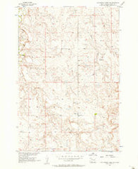 Cottonwood Creek SW South Dakota Historical topographic map, 1:24000 scale, 7.5 X 7.5 Minute, Year 1956