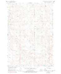 Cottonwood Creek SW South Dakota Historical topographic map, 1:24000 scale, 7.5 X 7.5 Minute, Year 1956