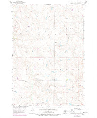 Cottonwood Creek SW South Dakota Historical topographic map, 1:24000 scale, 7.5 X 7.5 Minute, Year 1956