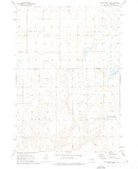 Cottonwood Lake South Dakota Historical topographic map, 1:24000 scale, 7.5 X 7.5 Minute, Year 1973