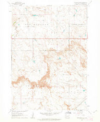 Cottonwood SE South Dakota Historical topographic map, 1:24000 scale, 7.5 X 7.5 Minute, Year 1961