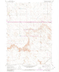 Cottonwood SE South Dakota Historical topographic map, 1:24000 scale, 7.5 X 7.5 Minute, Year 1961