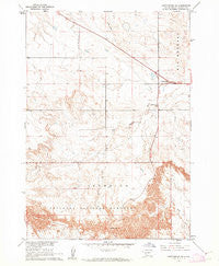 Cottonwood SW South Dakota Historical topographic map, 1:24000 scale, 7.5 X 7.5 Minute, Year 1960