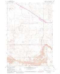 Cottonwood SW South Dakota Historical topographic map, 1:24000 scale, 7.5 X 7.5 Minute, Year 1960