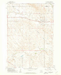 Cottonwood South Dakota Historical topographic map, 1:24000 scale, 7.5 X 7.5 Minute, Year 1961