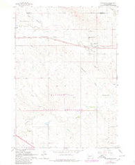 Cottonwood South Dakota Historical topographic map, 1:24000 scale, 7.5 X 7.5 Minute, Year 1961