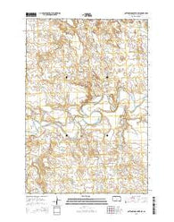 Cottonwood Creek NW South Dakota Current topographic map, 1:24000 scale, 7.5 X 7.5 Minute, Year 2015