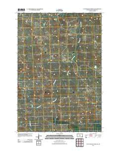 Cottonwood Creek SE South Dakota Historical topographic map, 1:24000 scale, 7.5 X 7.5 Minute, Year 2012
