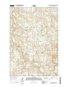 Cottonwood Creek SW South Dakota Current topographic map, 1:24000 scale, 7.5 X 7.5 Minute, Year 2015