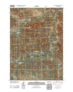 Cottonwood NE South Dakota Historical topographic map, 1:24000 scale, 7.5 X 7.5 Minute, Year 2012