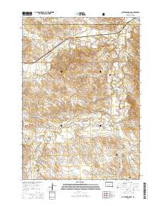 Cottonwood NE South Dakota Current topographic map, 1:24000 scale, 7.5 X 7.5 Minute, Year 2015