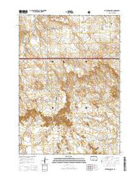 Cottonwood SE South Dakota Current topographic map, 1:24000 scale, 7.5 X 7.5 Minute, Year 2015