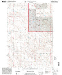 Cow Butte SE South Dakota Historical topographic map, 1:24000 scale, 7.5 X 7.5 Minute, Year 1998