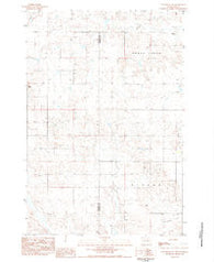 Cow Butte SW South Dakota Historical topographic map, 1:24000 scale, 7.5 X 7.5 Minute, Year 1983