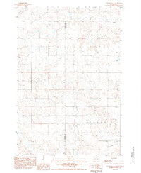 Cow Butte SW South Dakota Historical topographic map, 1:24000 scale, 7.5 X 7.5 Minute, Year 1983