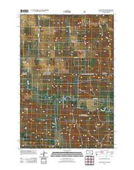 Cow Butte NE South Dakota Historical topographic map, 1:24000 scale, 7.5 X 7.5 Minute, Year 2012